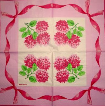 045 Hydrangeas - 3-ply - Madame est Servie - F.Chandy